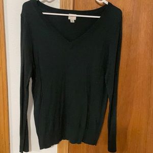 Green long sleeve sweater from target.